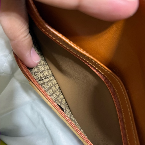 Christian Dior Brown Leather & Suede Wallet - Picture 5 of 9